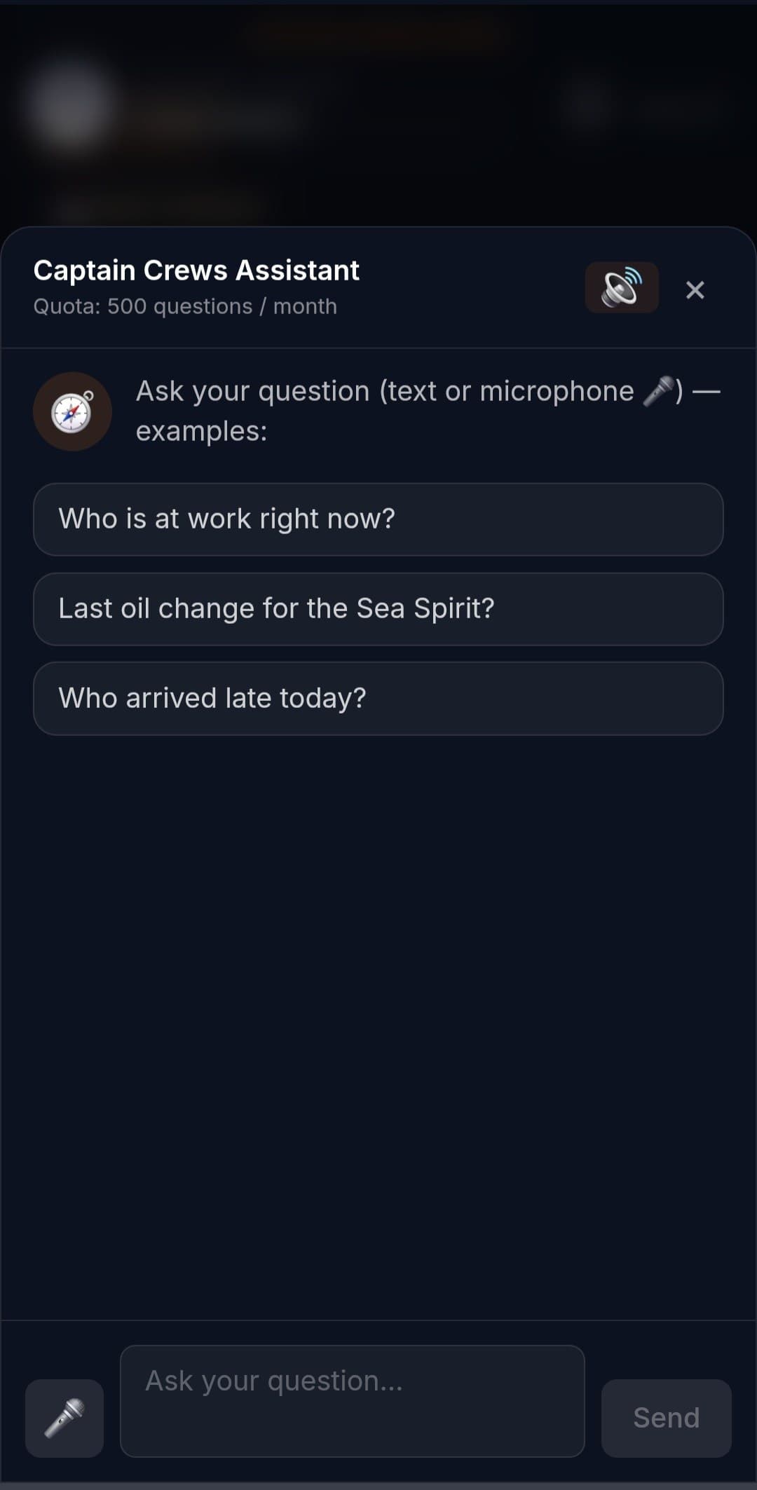 Built-in AI assistant