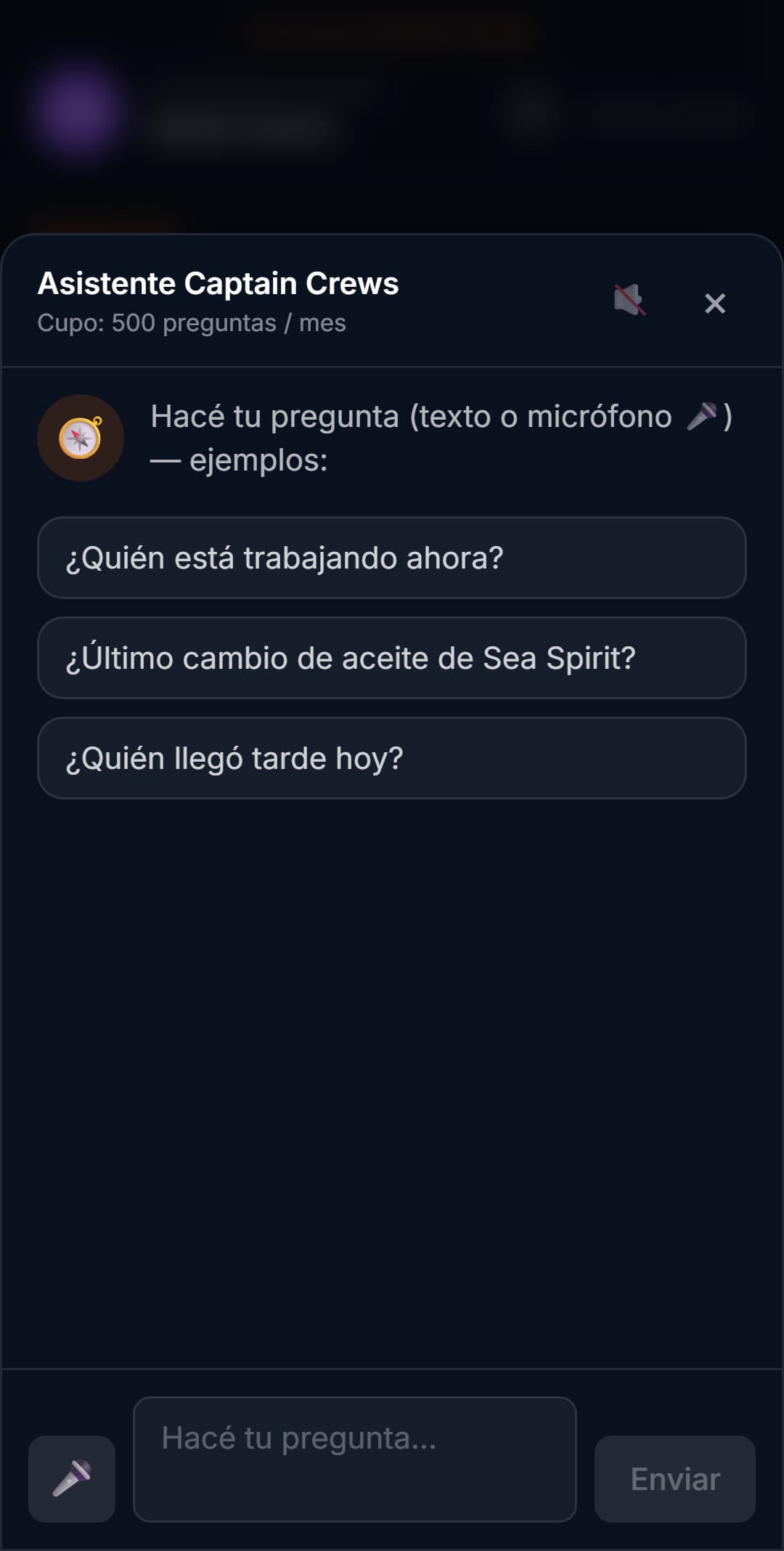 Asistente de IA integrado